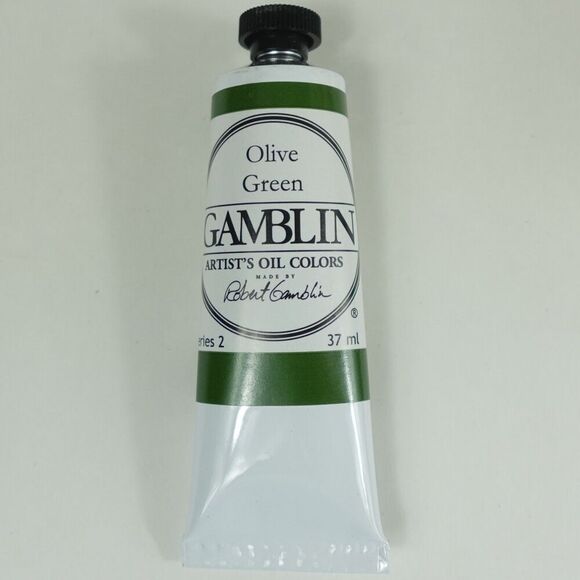 Gamblin Artist Oil Colors Olive Green 37ml Series 2 - Picture 1 of 4